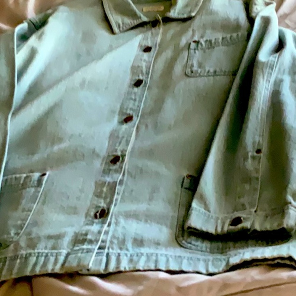 Classic Elements Plus Size Jean Jacket, New - image 1